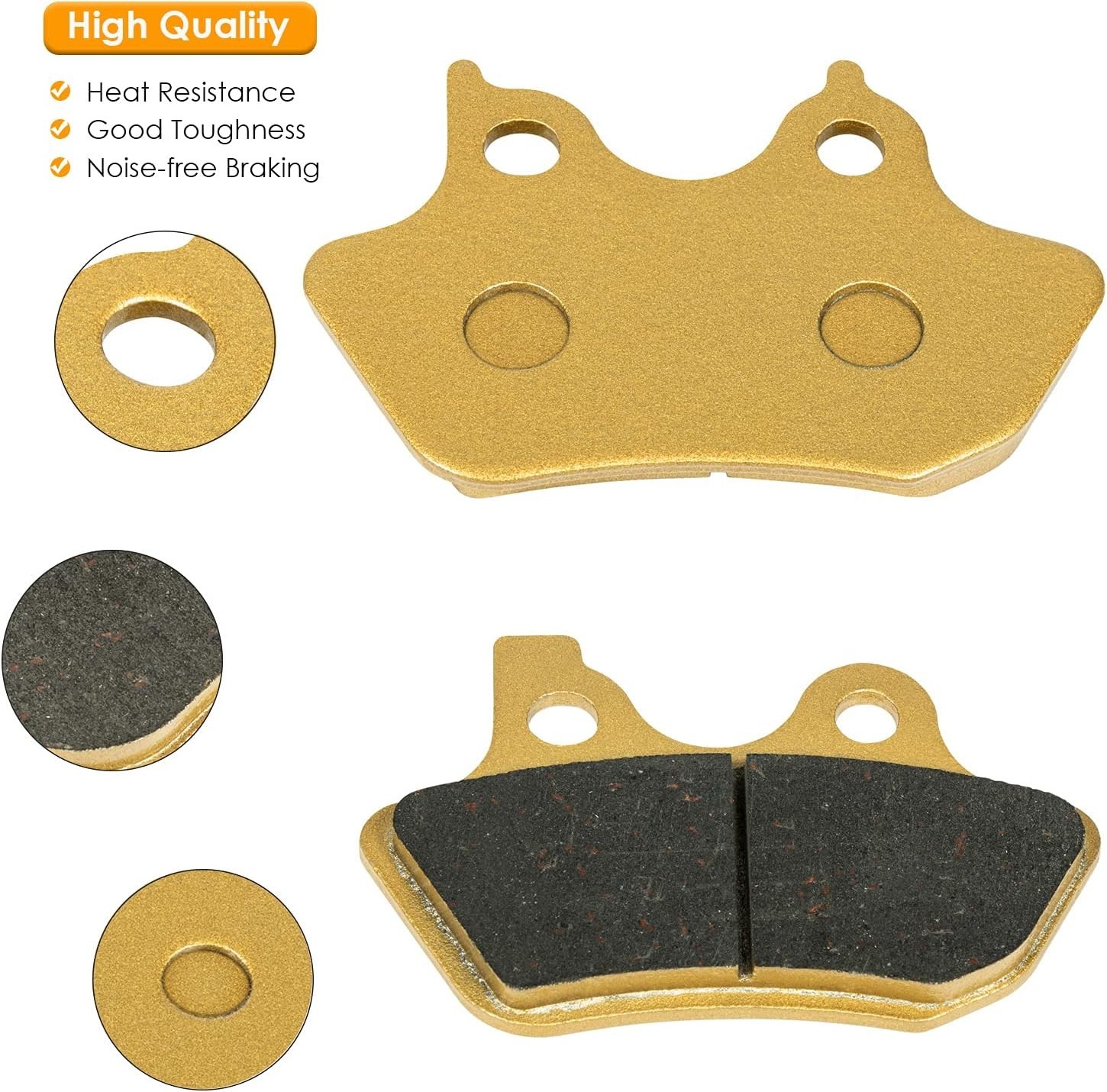Brake Pads Heavy-duty Ceramics for Harley Davidson 2000-2007 Touring Flhtcu-i