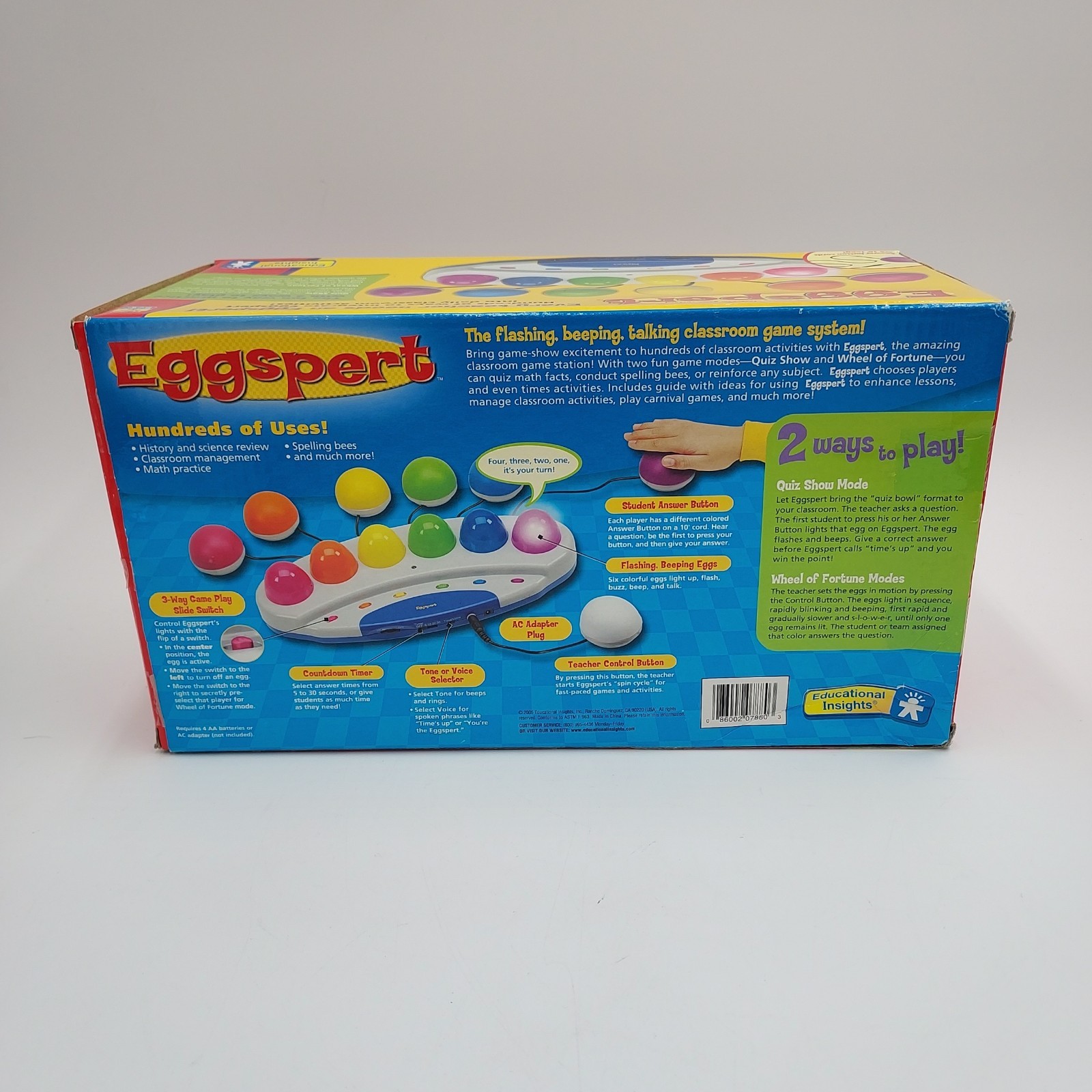 Eggspert Buzzer Game EI-7880 Teacher Quiz Game Educational Wired School