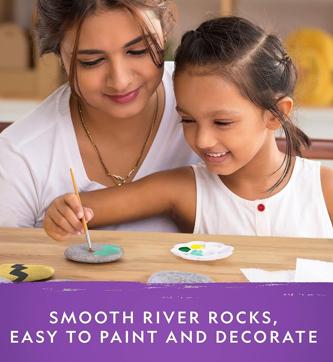 National Geographic River Rock Craft Kit Everything Included STEAM Educational