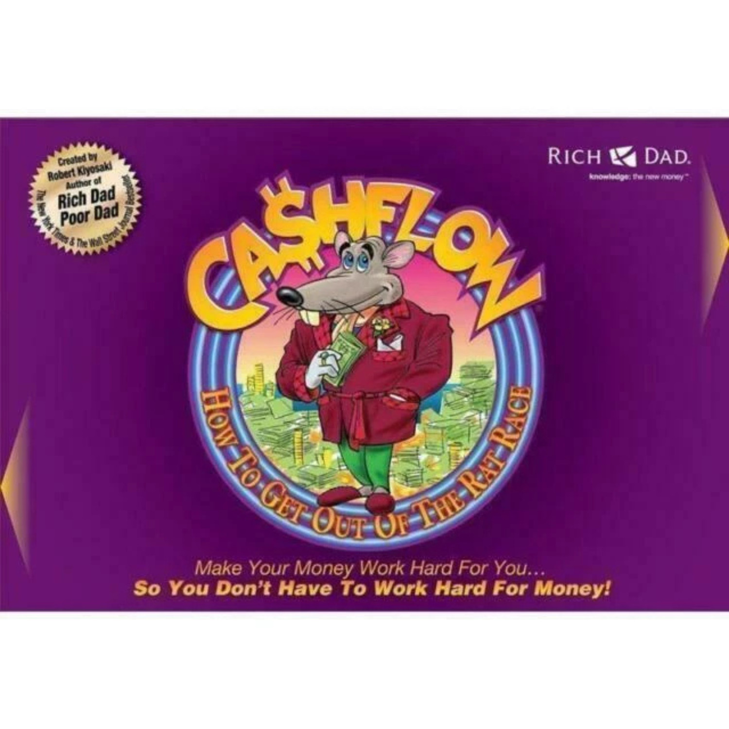 Rich Dad Cashflow 101 or 202 Brettspiel von Robert Kiyosaki Finance Investment