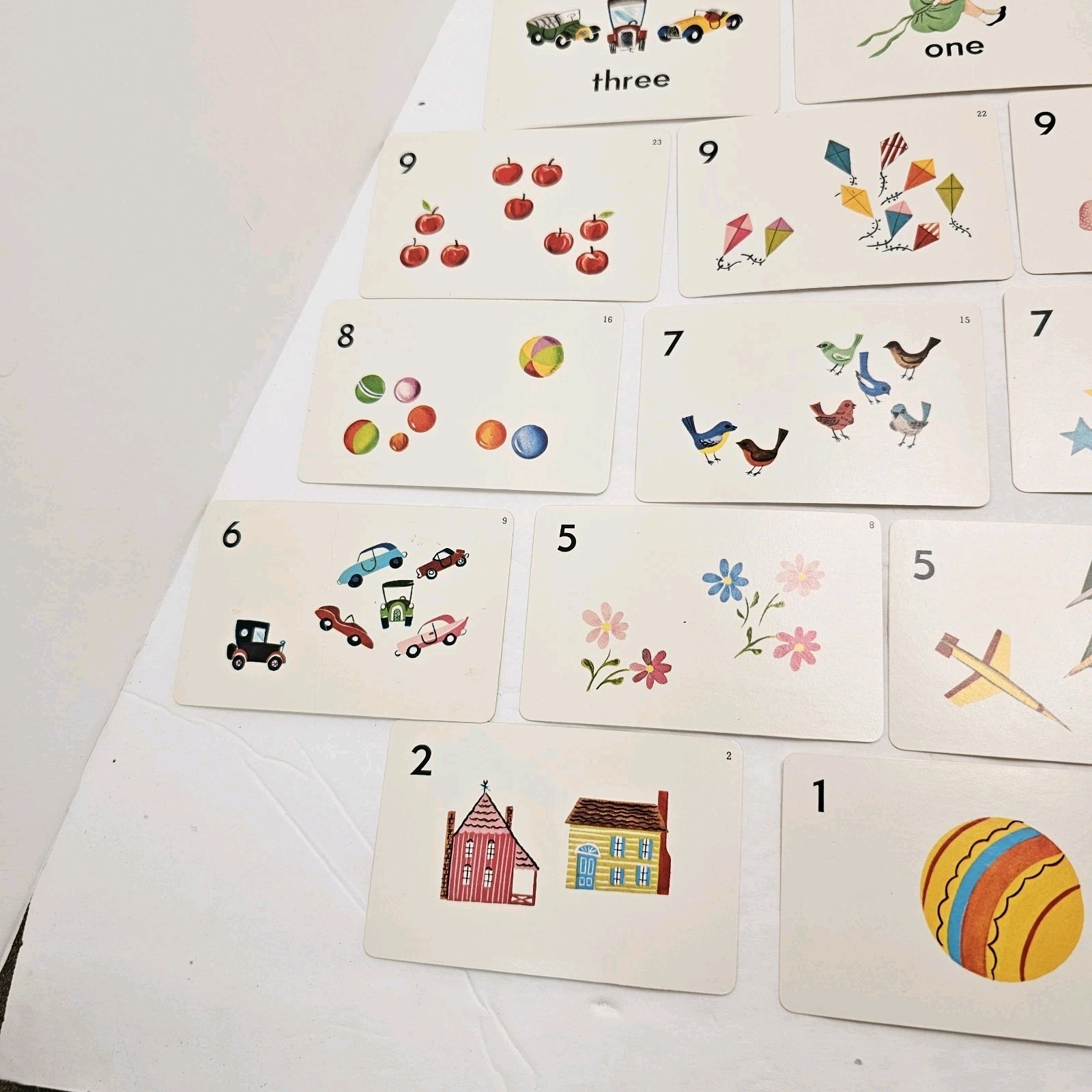 Vintage Whitman Number Concept Flash Playing Cards #4577:39 Complete Ephemera
