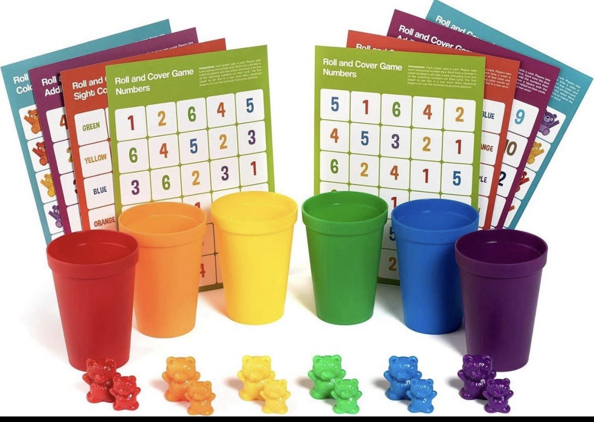 Creative Rainbow Bear Learning Educational Learn Play Set Brand New Smarts