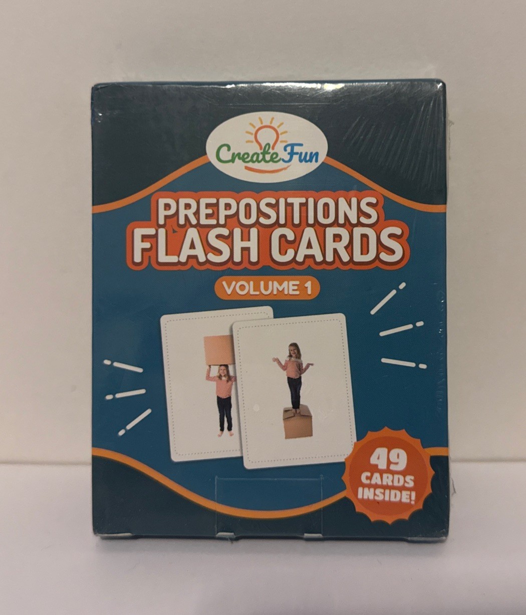 Prepositions Flash Cards Create Fun New Volume 1