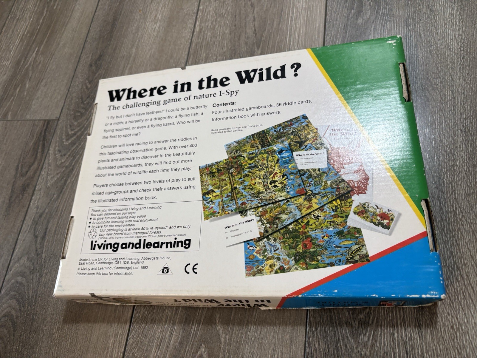 Living And Learning Where in the Wild I Spy Game Homeschooling Game