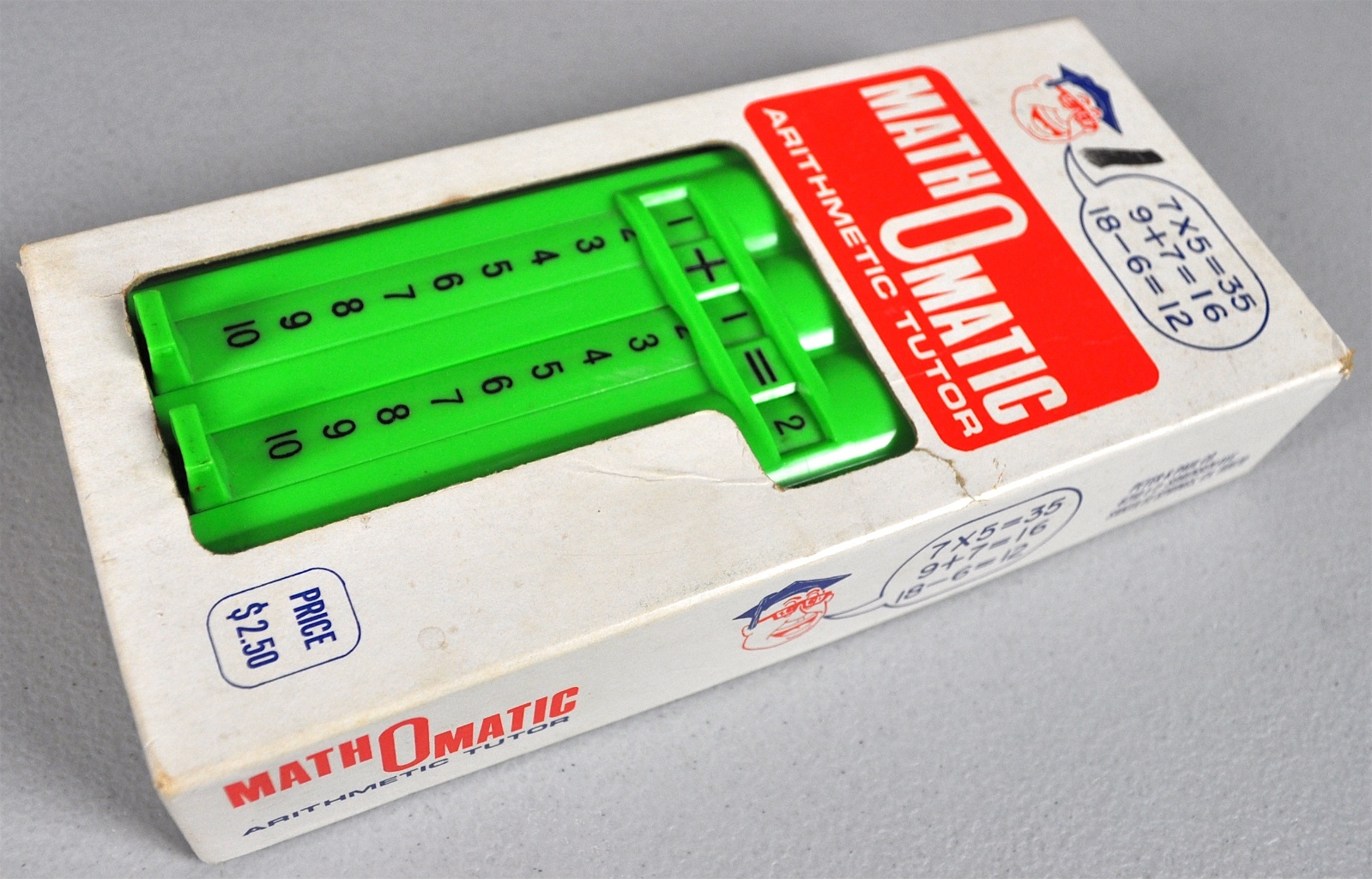 Math O Matic Vtg Arithmetic Tutor Addition Toy Peter & Paul Co USA Made Teacher