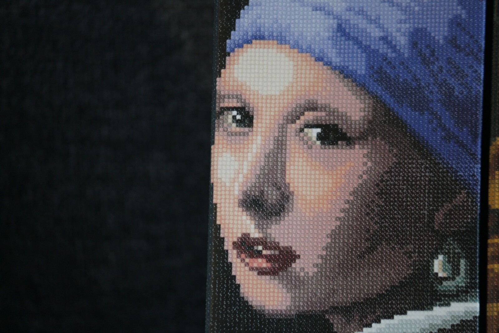 Diamond painting kit Mona Lisa , Le cygne , Jeune fille à la perle , La laitière
