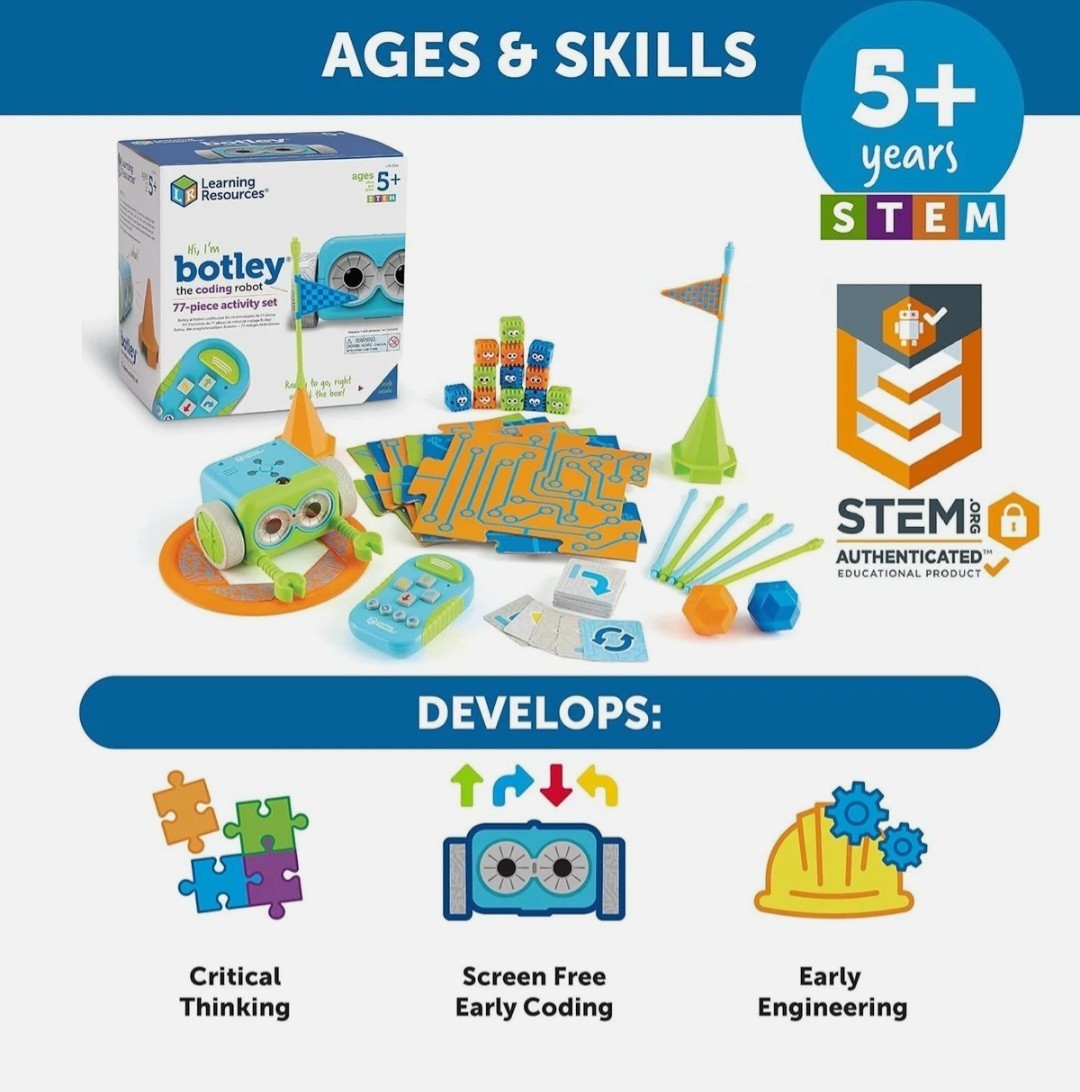 New – Learning Resources Botley the Coding Robot – Ages 5+ | 1 player