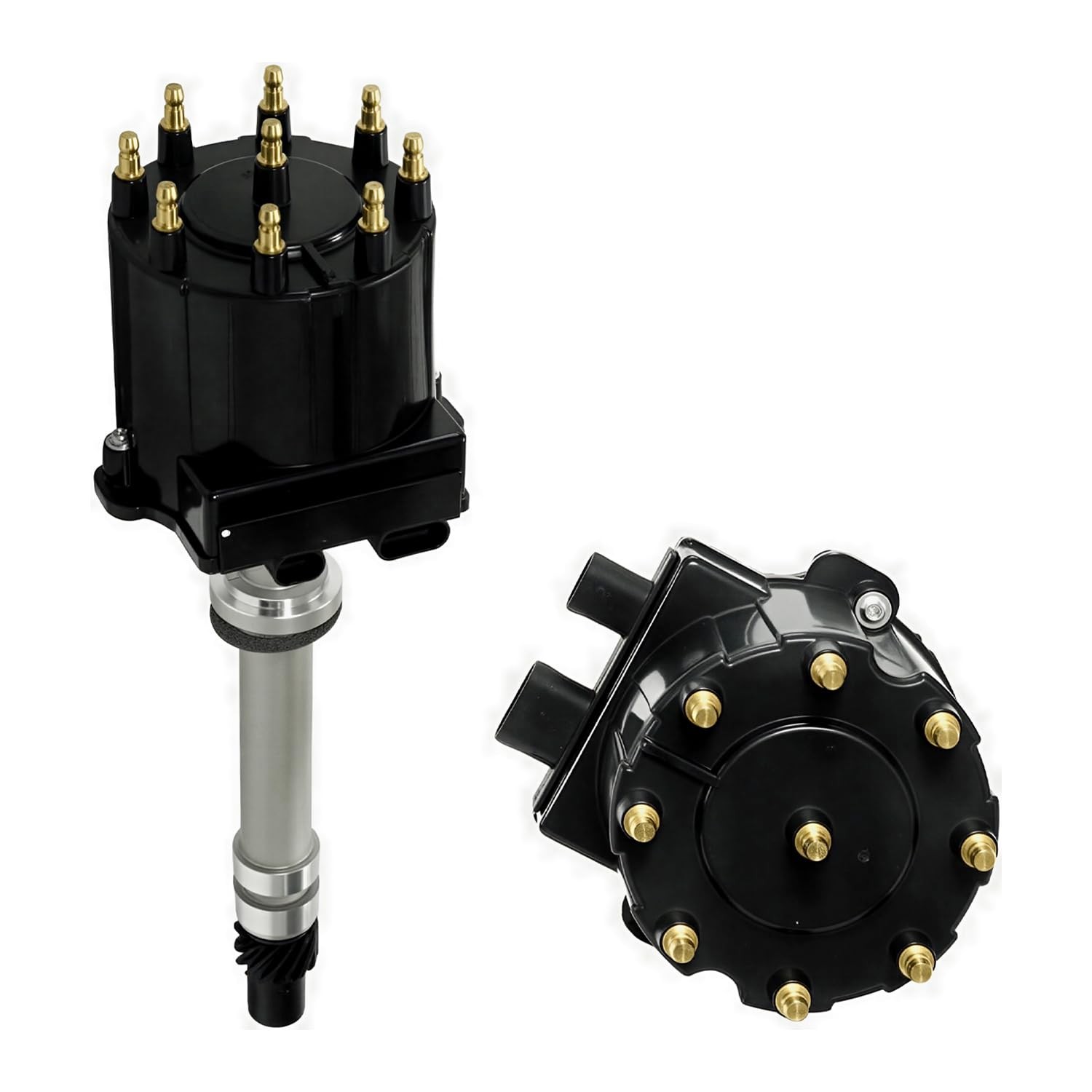 THEBIGDEALS Ignition Distributor Black Cap Chevy/GMC