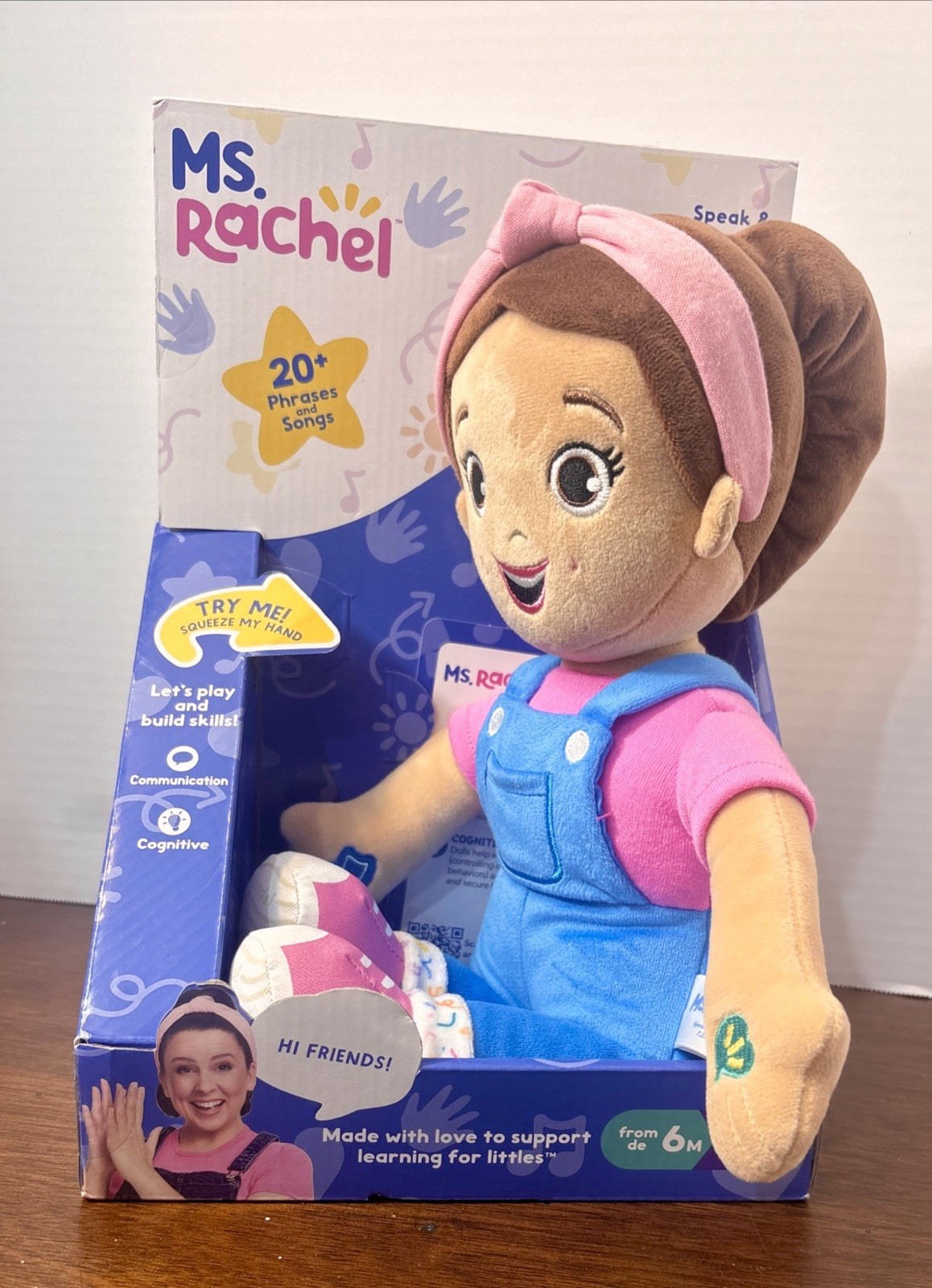 Official Ms Rachel Speak And Sing Doll 16inch Interactive Toy New FAST SHIPPING
