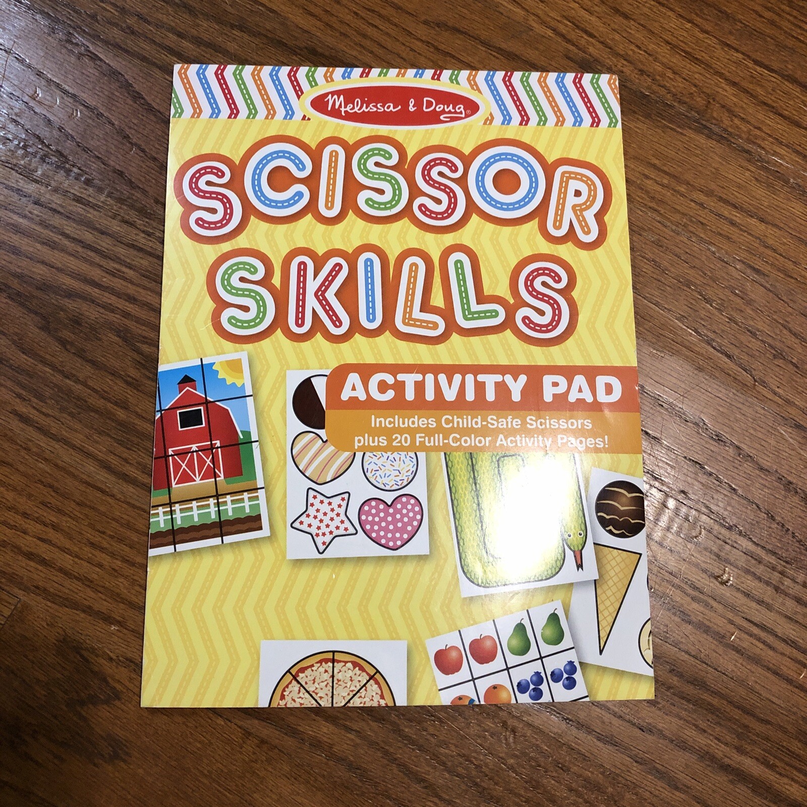 Melissa And Doug Scissor Skills Activity Pad NEW ~ 20 Pages