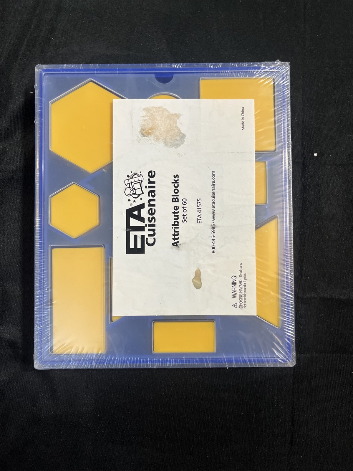 Math Manipulatives NEW Attribute Blocks * Set of 60 * Homeschool Grade K-5 * ETA
