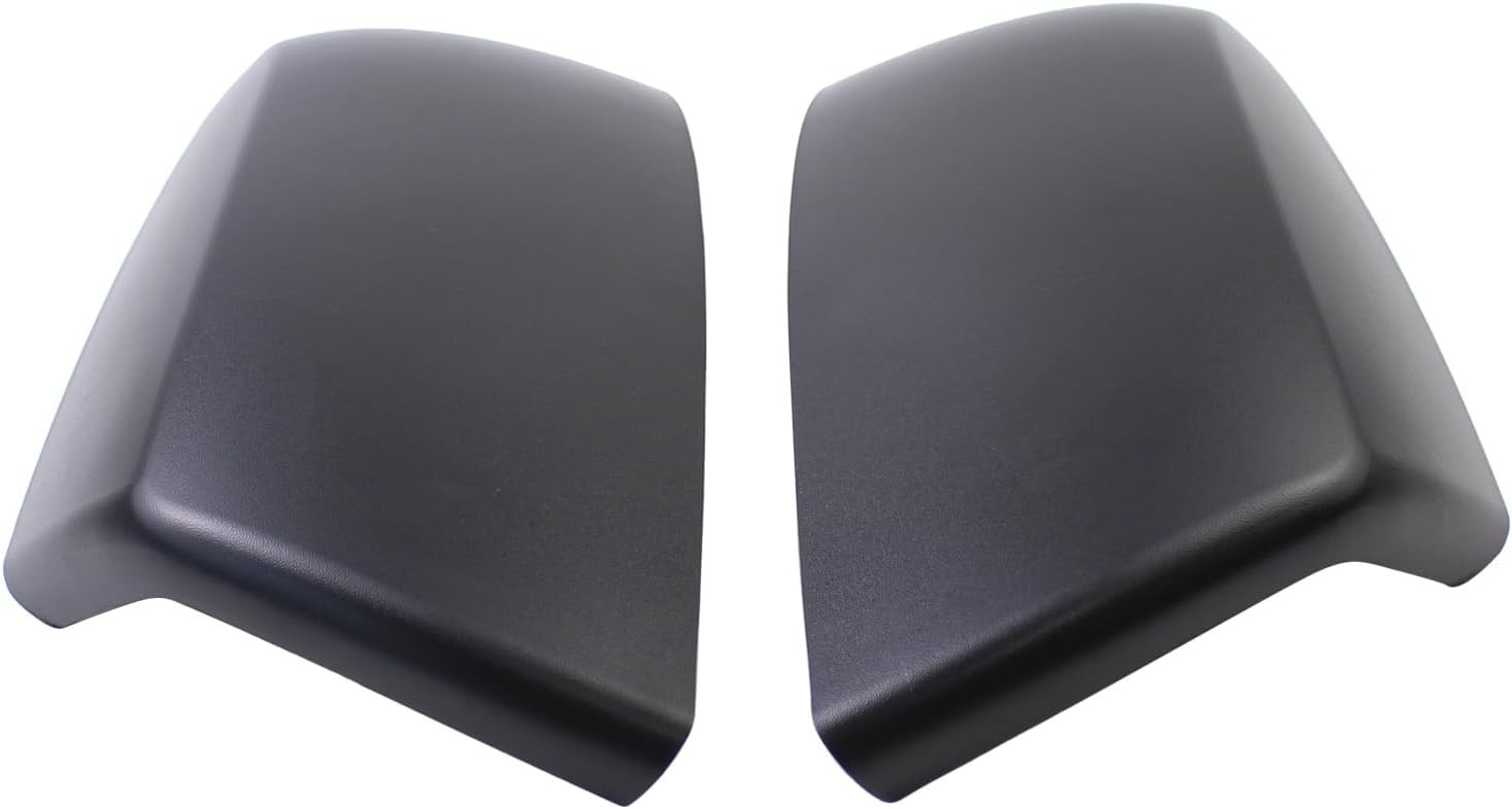 Driver and Passenger Side Mirror Cover Matte Black with Clip for Toyota Tundra