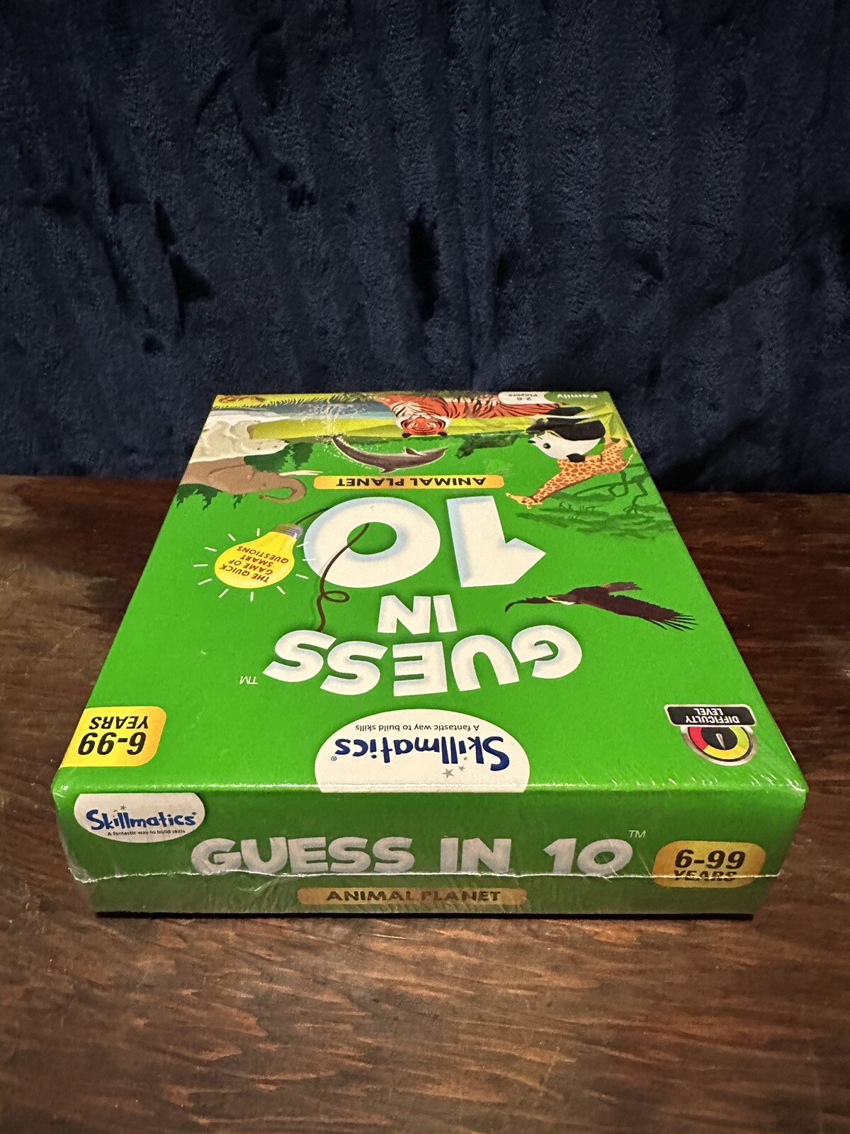Skillmatics Guess in 10 Animal Planet Card Game Brand New Sealed