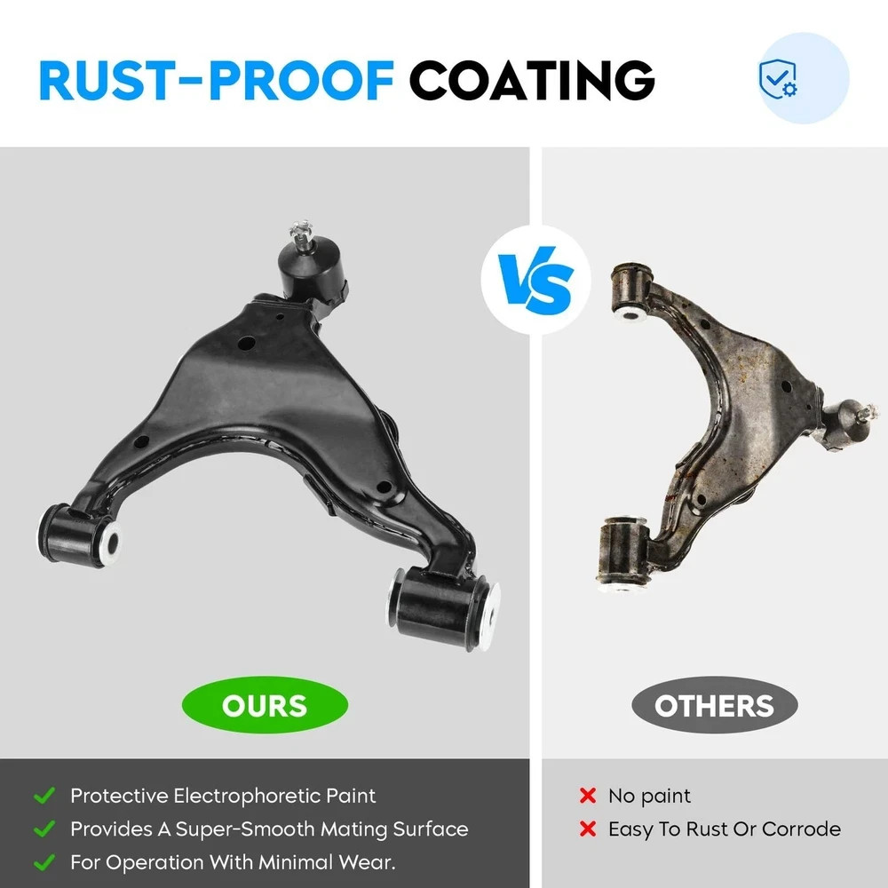 Front Lower Control Arms w/Ball Joints for Toyota Tacoma 4WD & Pre Runner RWD…