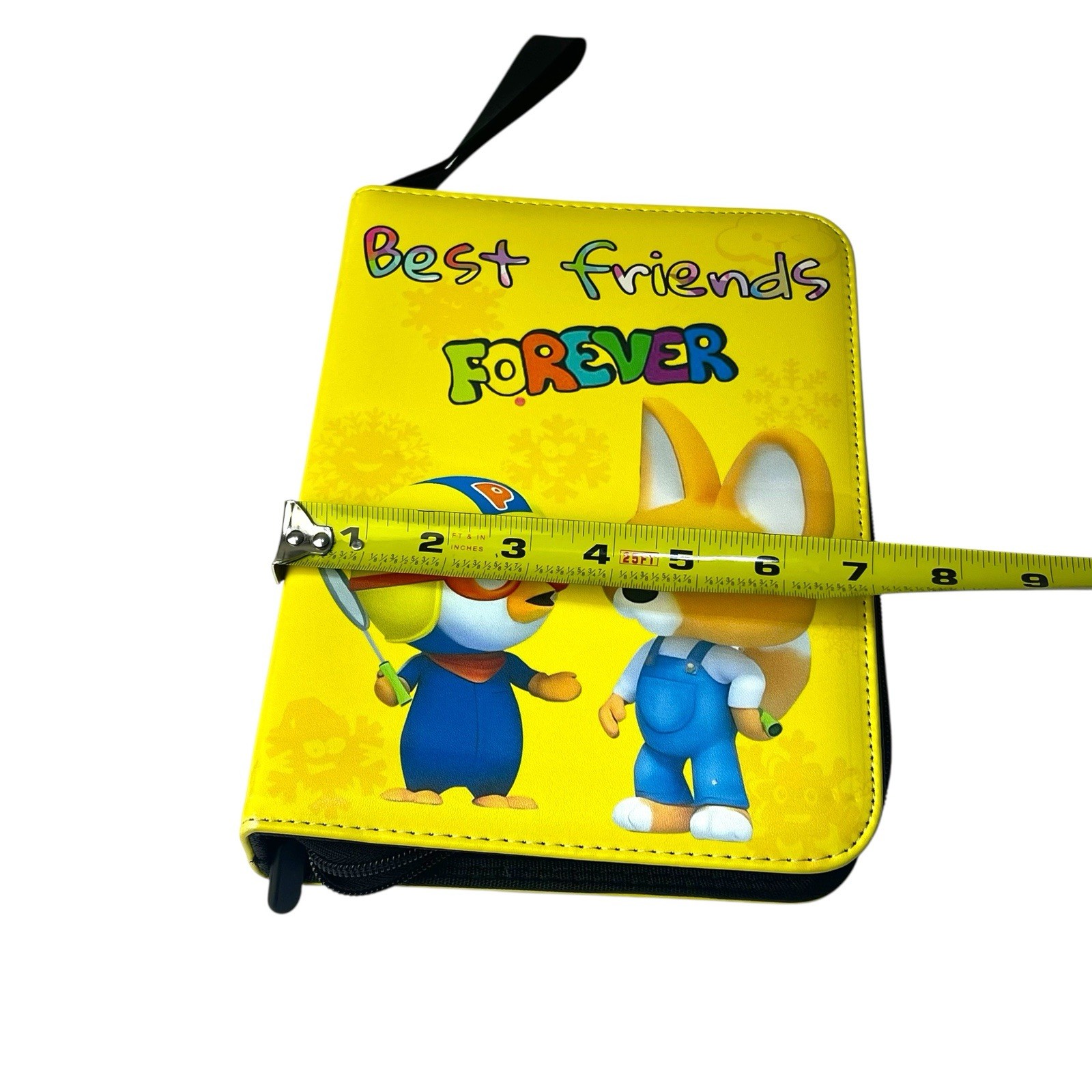 Trading Card Pororo the Little Penguin Zip Binder w Card Holders Inside