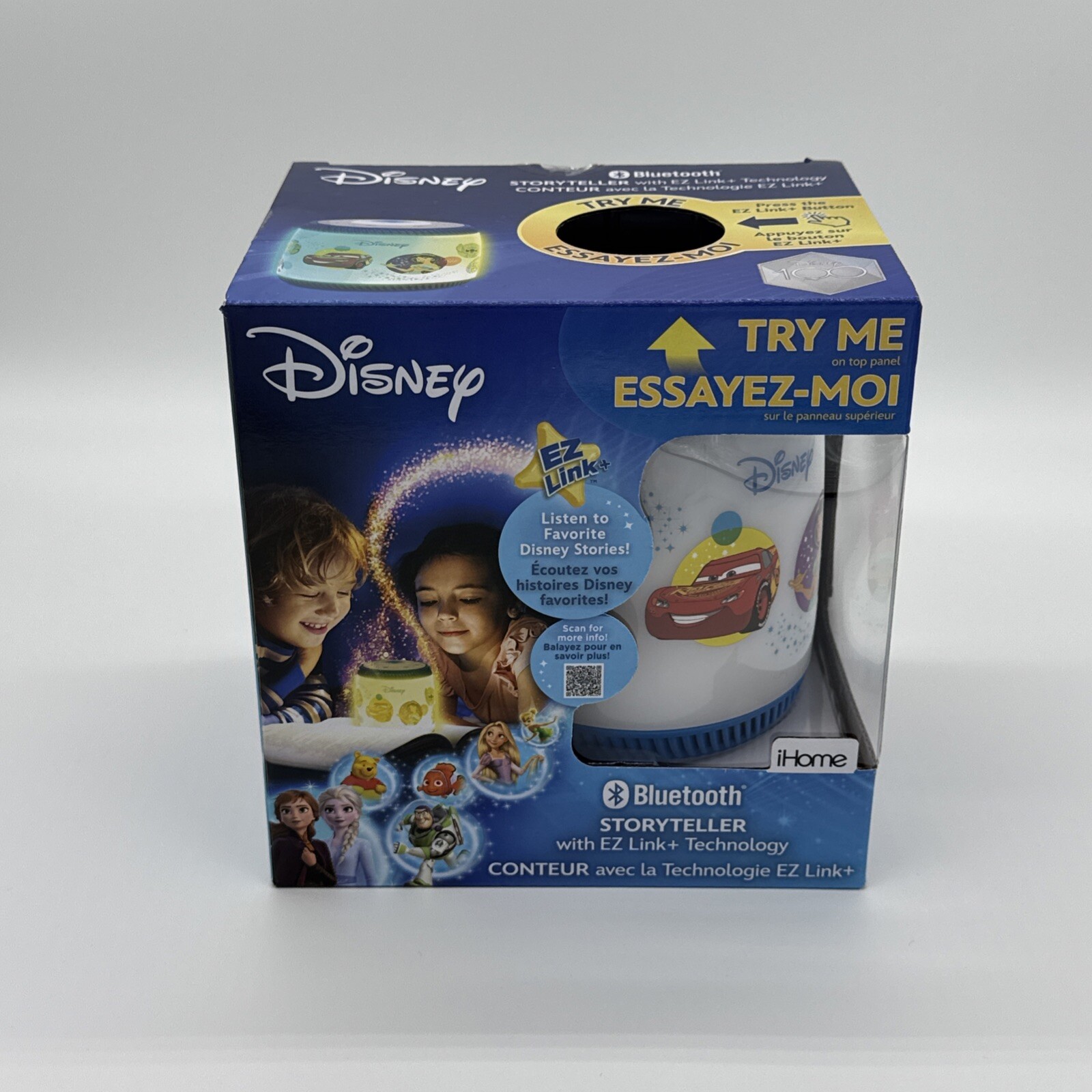 eKids Disney Bluetooth Storyteller – With EZ Link, Night Light, Bedtime Stories