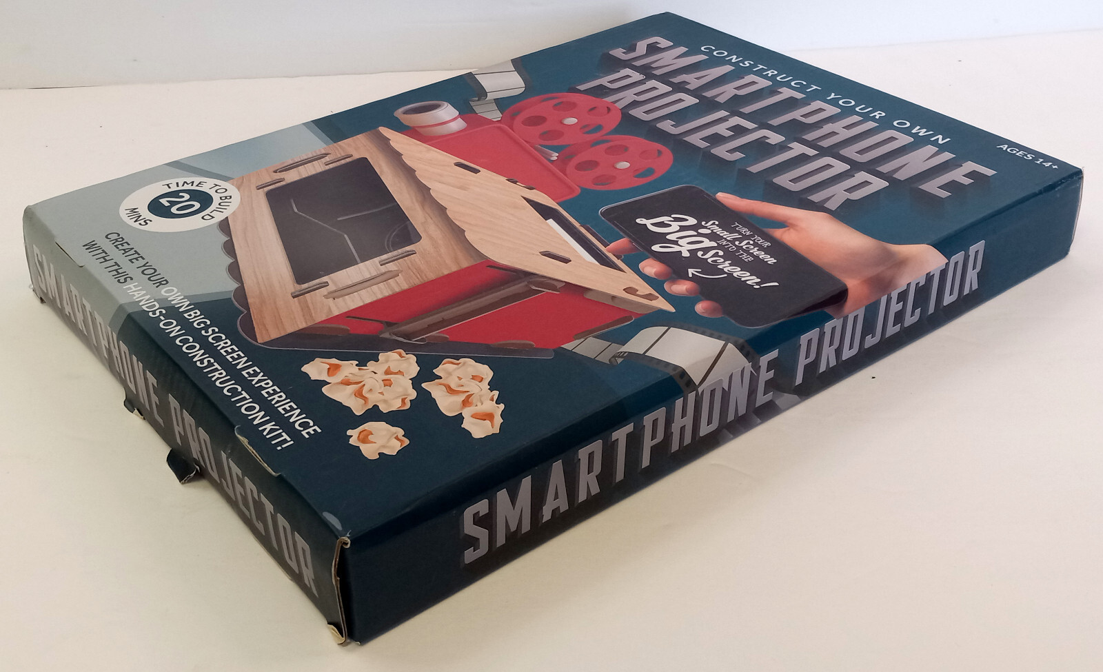 SmartPhone Projector Professor Puzzle B200 Cardboard Build Your Own open box