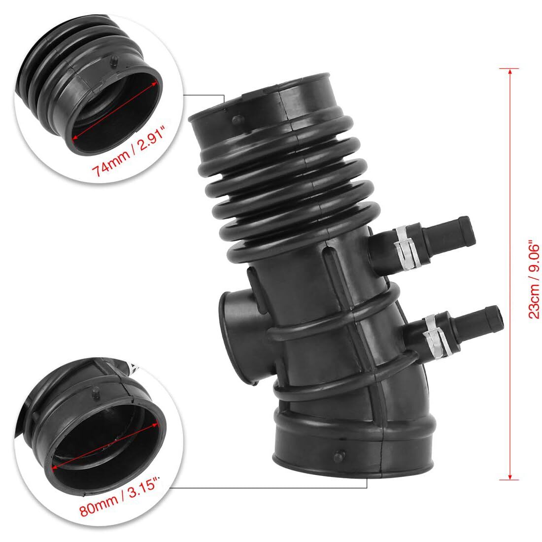 Engine Air Intake Hose Compatible with 1999-2004 Nissan Frontier and 2000-200…