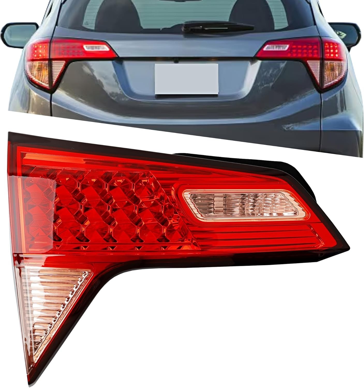 Inner Tail Light for Honda HRV 2016 2017 2018 – Brake Taillight Assembly Rear…