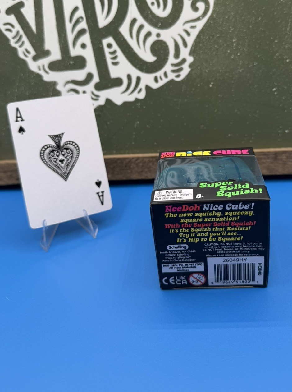 Nee Doh Nice Cube (Blue) Brand New/Factory Sealed needoh