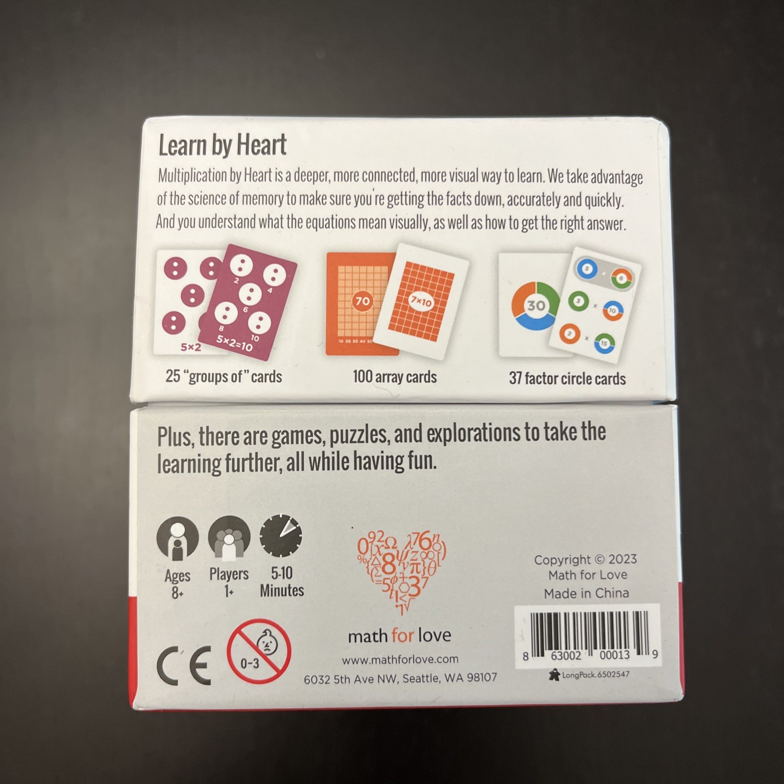 Math 4 Love Multiplication By Heart NEW