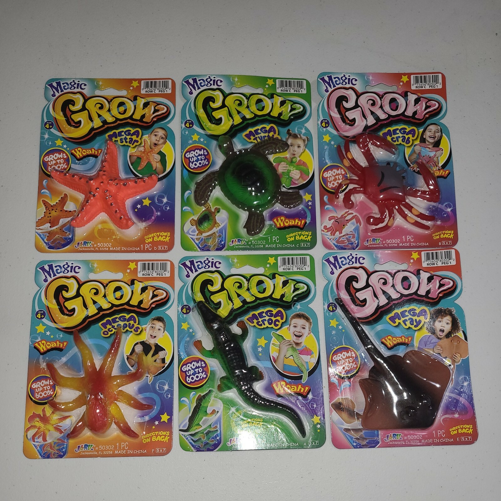 Magic Grow Mega Creature Toys. Grow in water toy up to 600%. Factory Sealed.