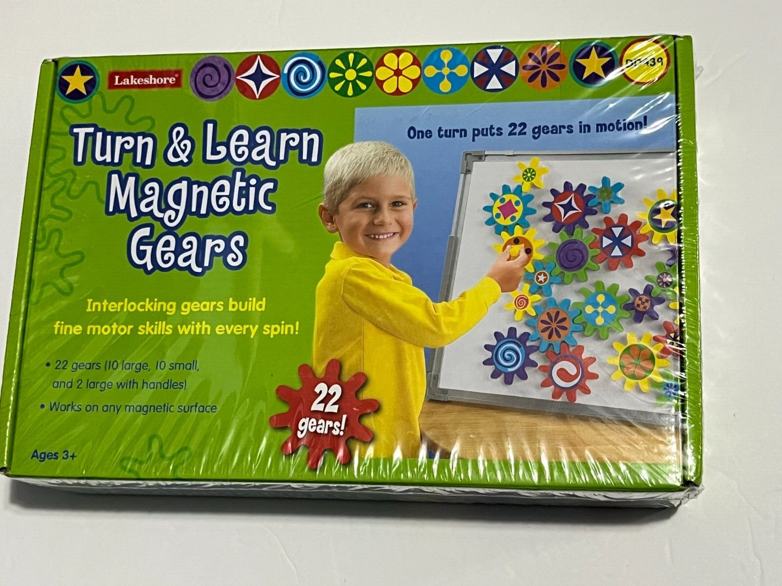 Lakeshore Learning – Turn & Learn Magnetic Gears Set – DD939 – NEW/SEALED