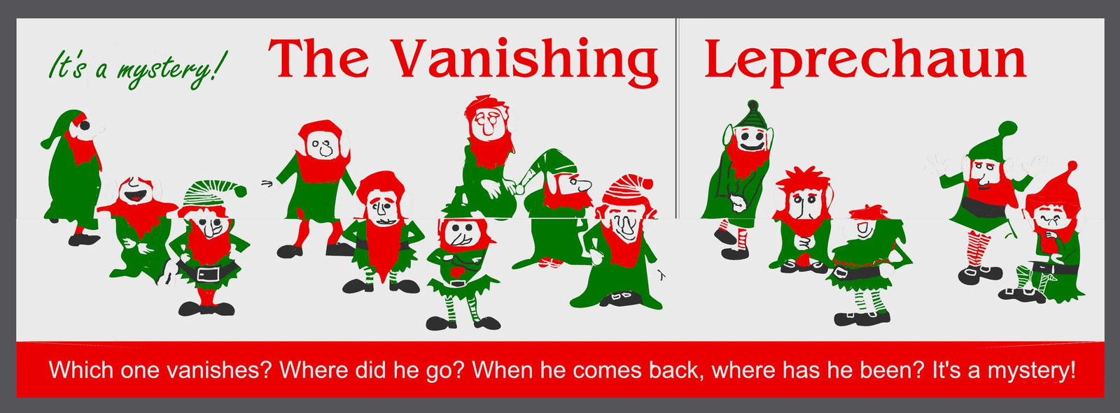 Vanishing Leprechaun – Magic Shifting Puzzle – High Quality 3D Print – Fun &