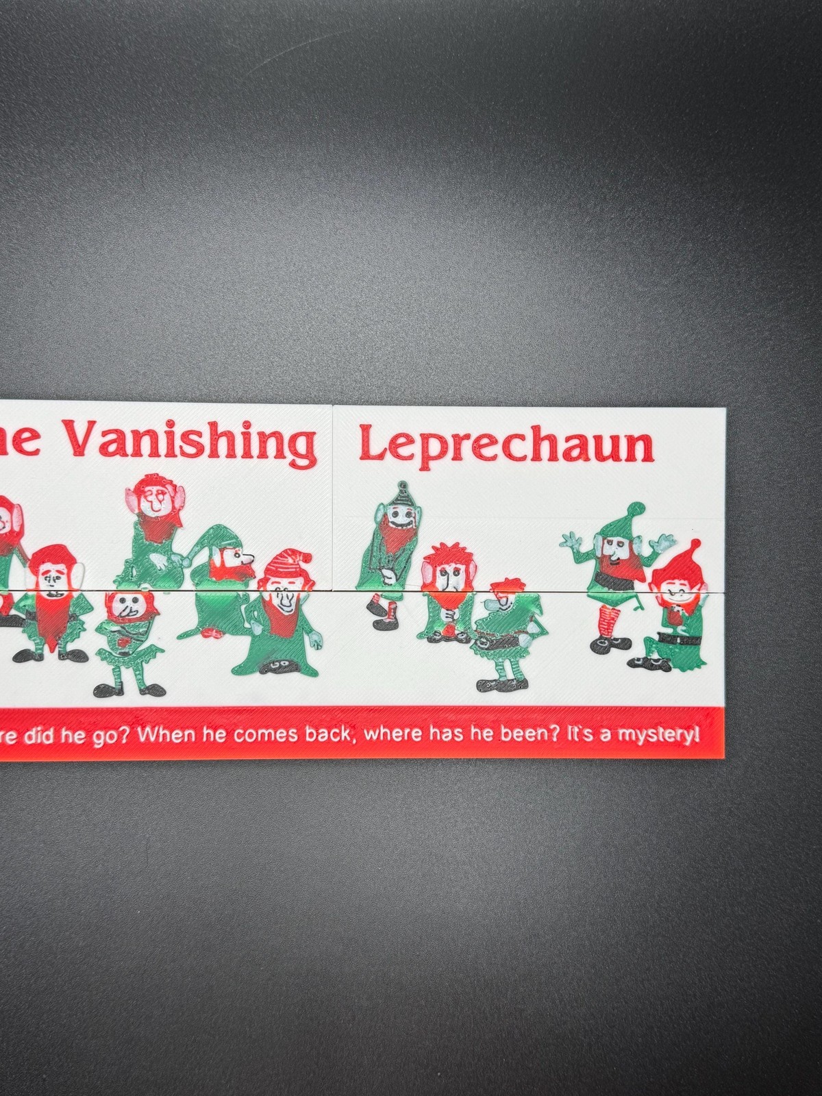 Vanishing Leprechaun – Magic Shifting Puzzle – High Quality 3D Print – Fun &