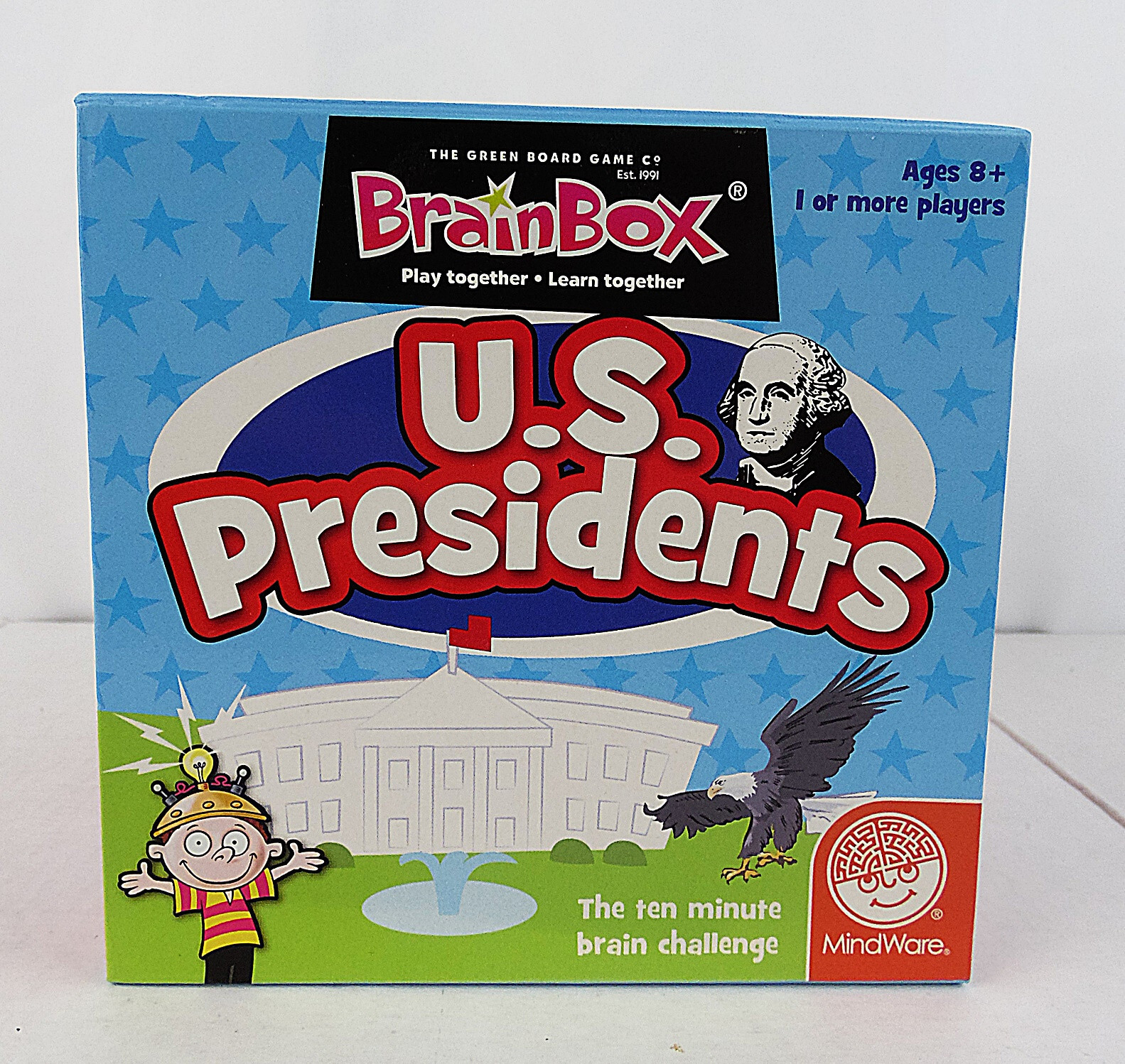 MindWare BrainBox – U.S. Presidents Brain Challenge Game – ages 8+