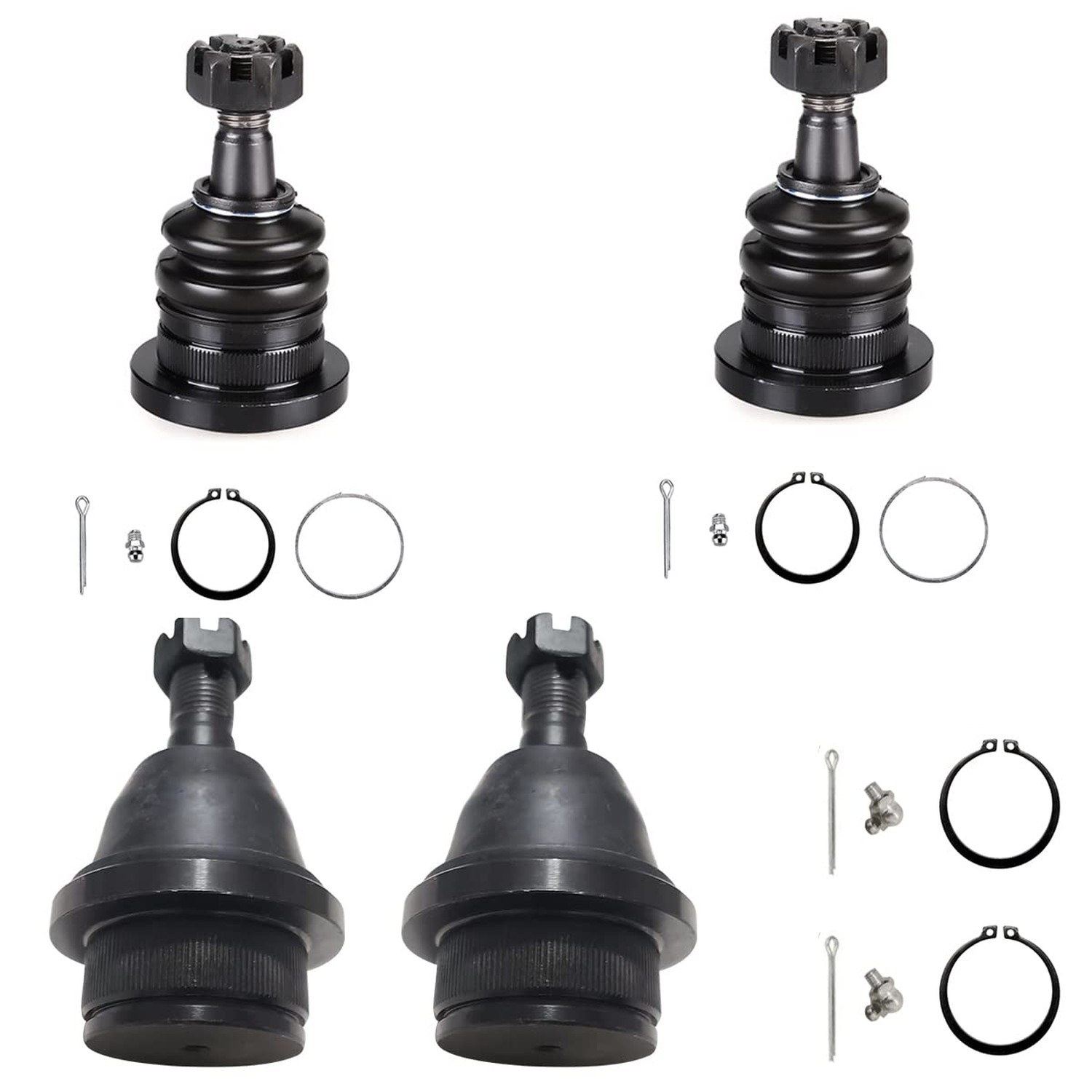 4pc Front Upper Lower Ball Joint Kit K80811 K80827 for Toyota Tacoma 2005-202…