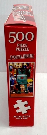 CRA-Z-ART 500PC PUZZLE JIGSAW SET VINTAGE TIN TOYS PING PONG CLOWNS ROUTE 66