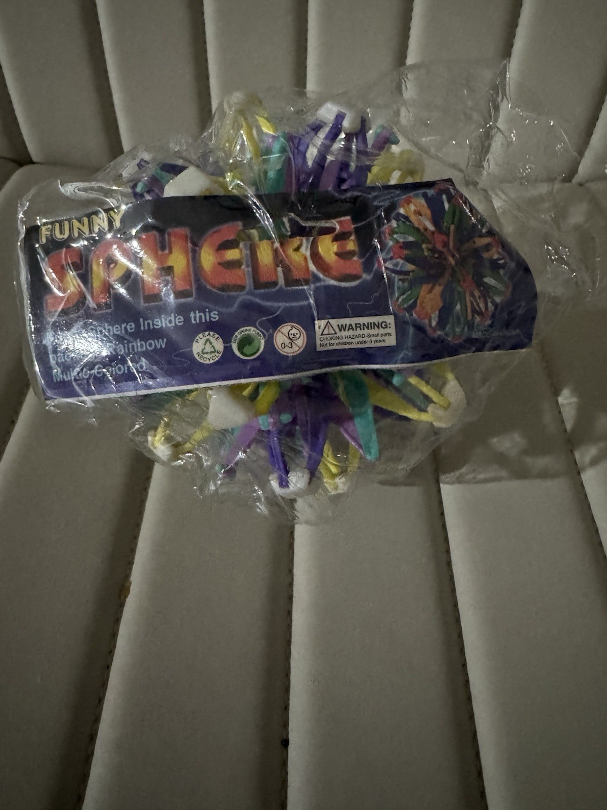 Funny Sphere Transforming Globe Toy NIP Magically Unfolds, Rainbow Colored
