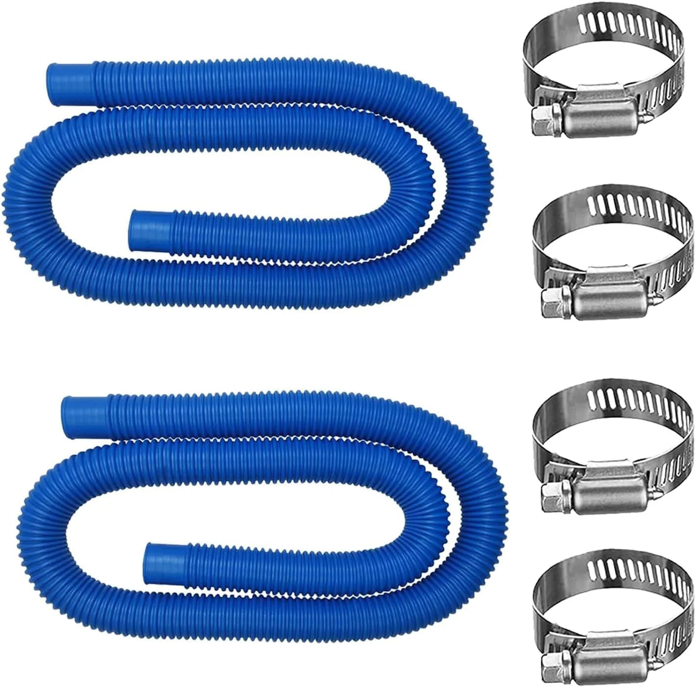 Pool Pump Hose for Above Ground Pools, Premium Pool Filter Pump Hoses, 2 Pack 1.