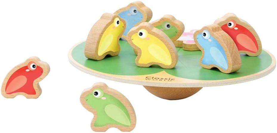 Classic World – Balancing Water Lily Game – Balancing and Stacking Toys – Montes