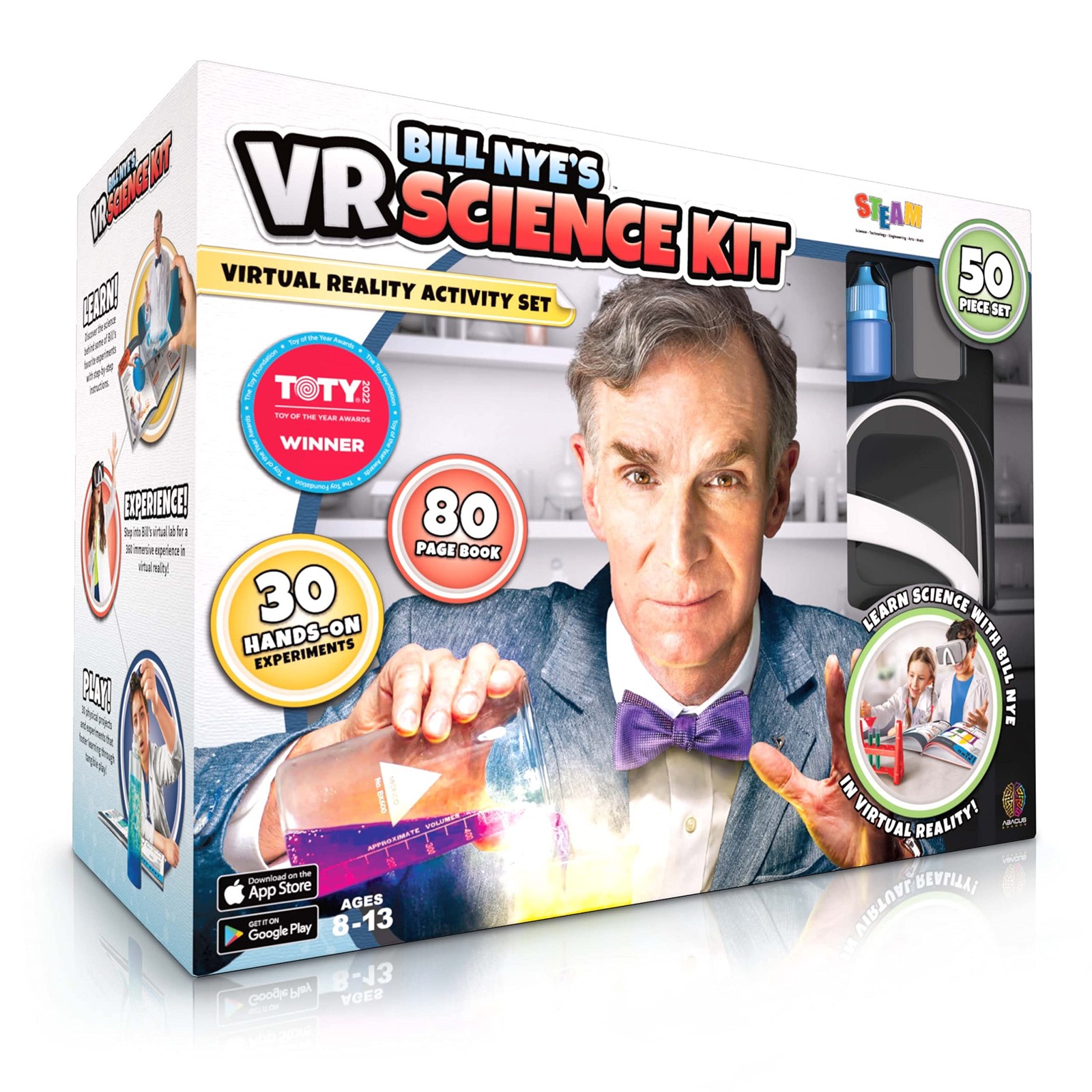 Abacus Brands Bill Nye’s VR Science Kit – Virtual 11 inches x 16 inches, Blue