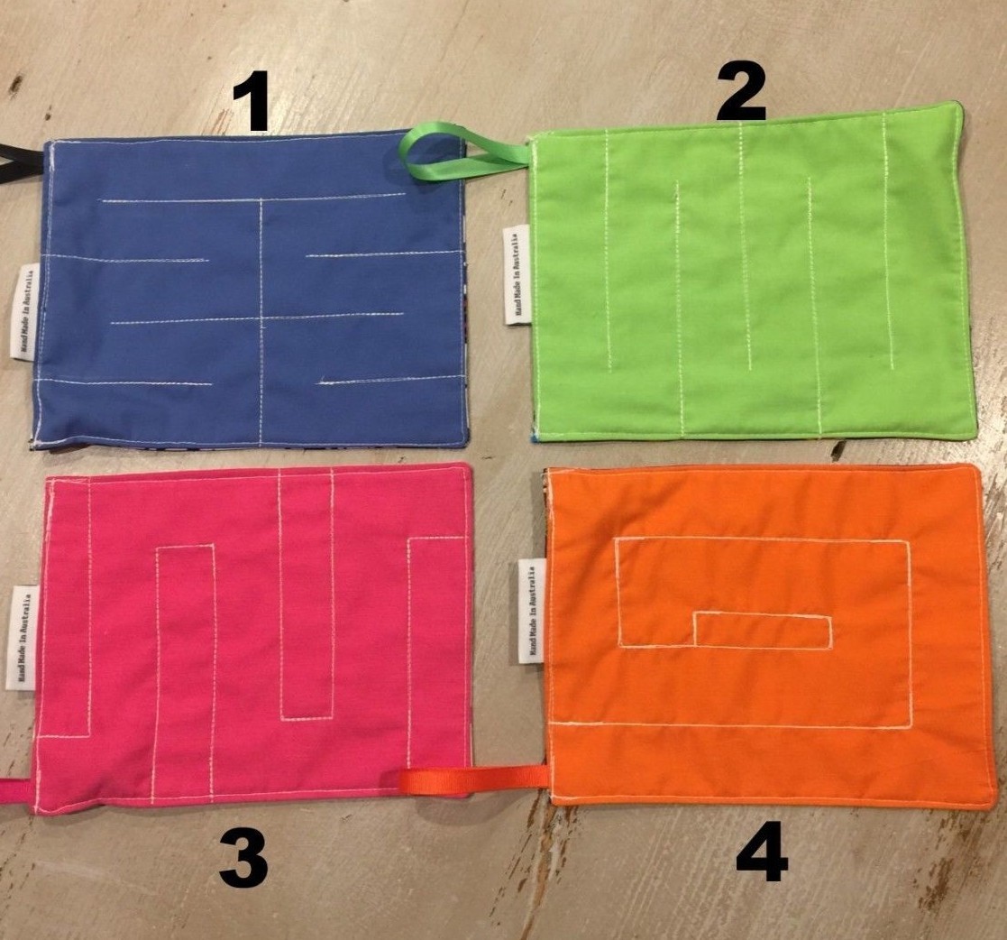 Fabric Marble Maze Puzzle, Sensory Learning Aid, Tactile, ADHD, Transformers