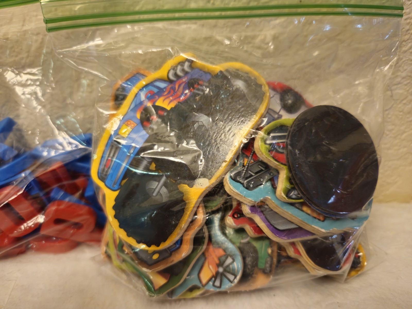 Educational Alphabet, Colors & Shapes Flashcards/Letter Magnets/Stickers Lot
