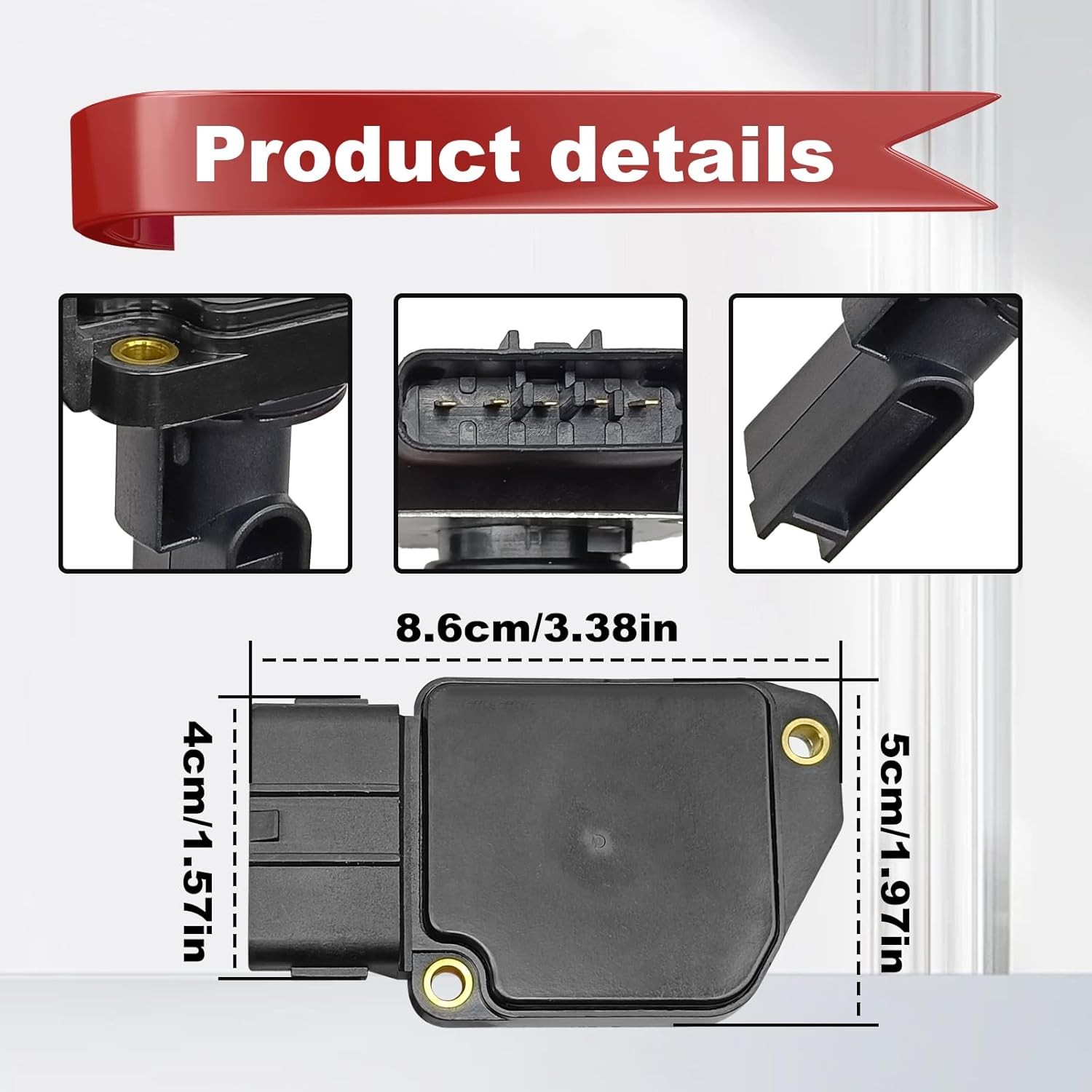 22204-0C010 Mass Air Flow Sensor MAF Sensor Compatible with Toyota 1998-2000
