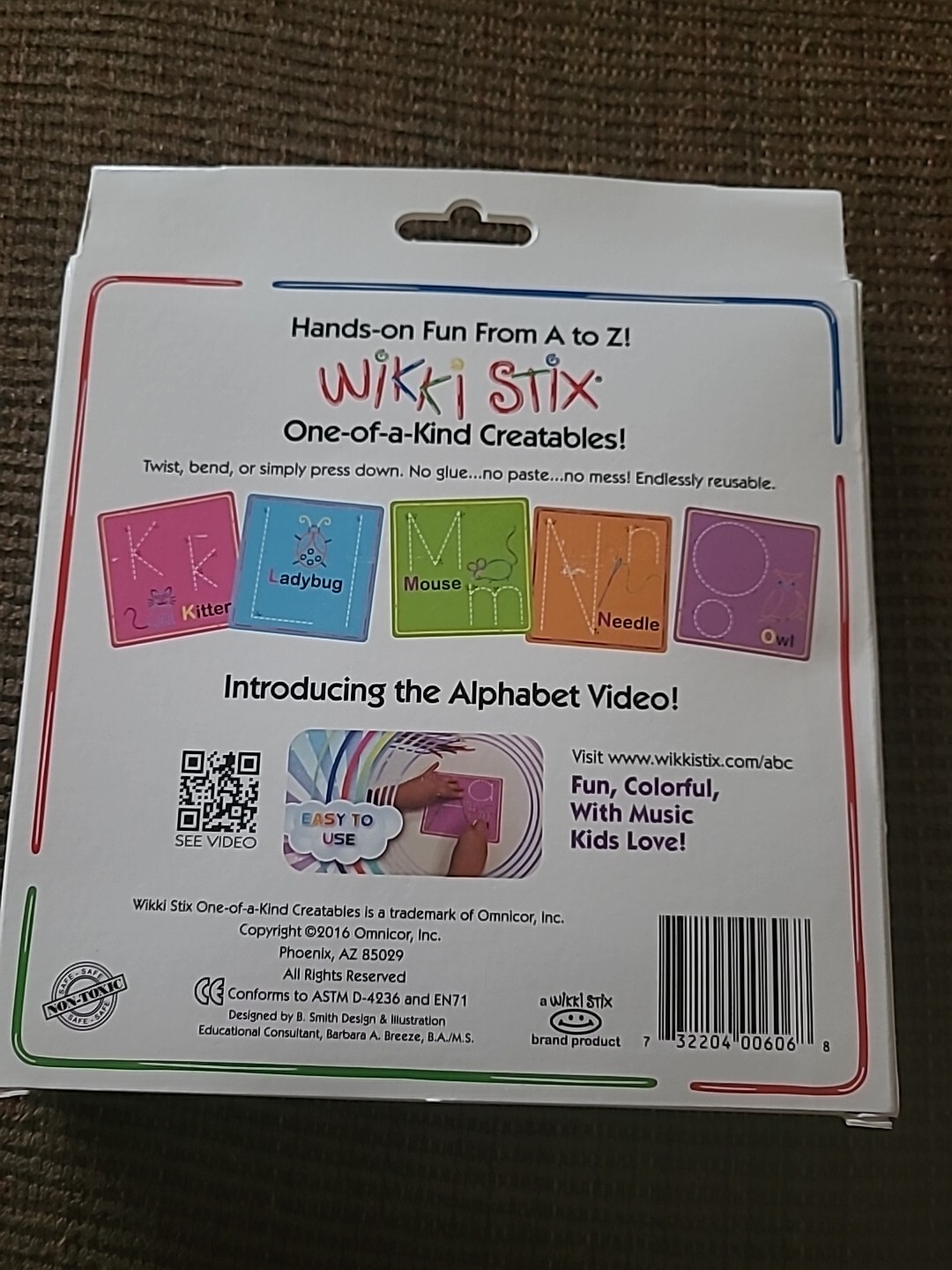 Wikki Stix Alphabet Cards Set