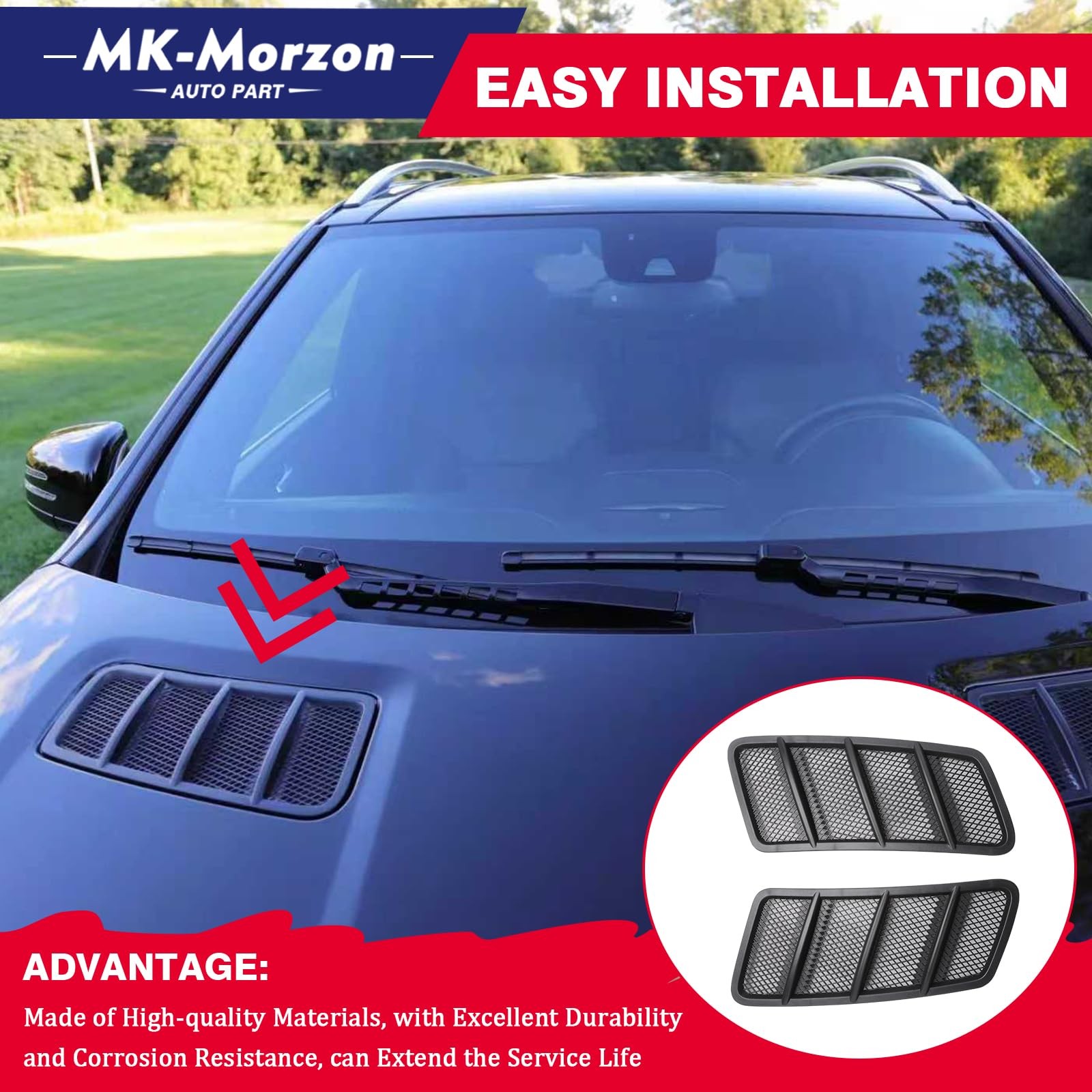 Front Hood Vent Grille 12-15 ML GL 1668800105