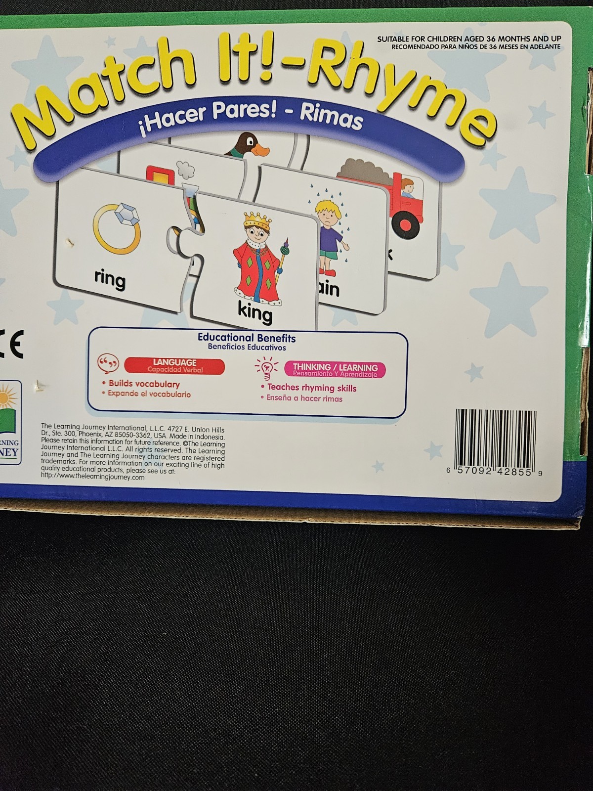 Match It The Self Correcting Puzzle Pairs By Learning Journey Complete Pre-owned