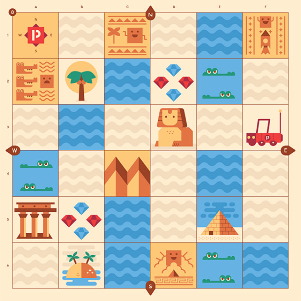 Primo Ancient Egypt Coding Book and Mat