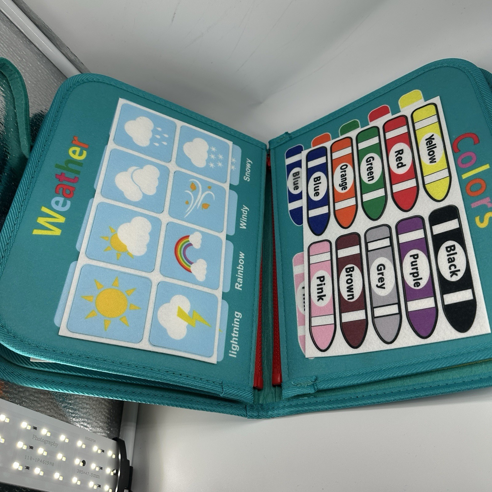 Toddler Busy Board Book With Handles Ages 3+