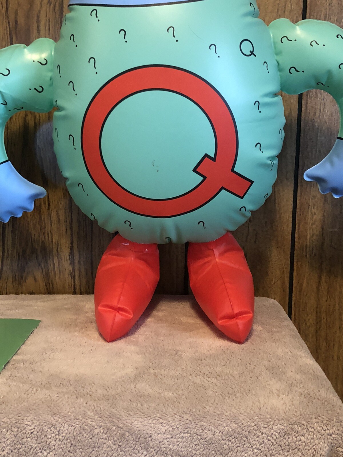 The Letter People 20 inch Inflatable Letter Q W/Book