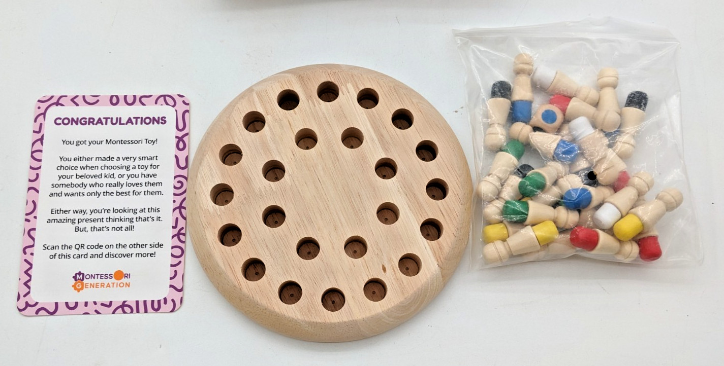 MONTESSORI GENERATION BUNDLE | MEMORY MATCH | 2 NUMBER KNOCKDOWN | WOODEN TETRIS