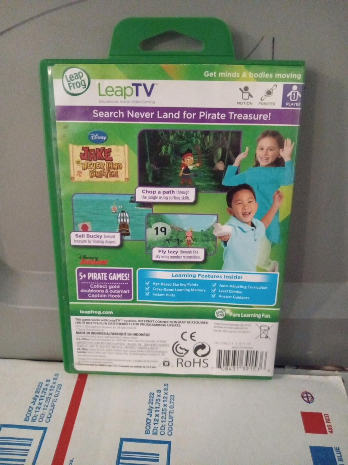 Leap Frog Learning Game Jake & The Neverland Pirates LeapTV Mathematics #175c