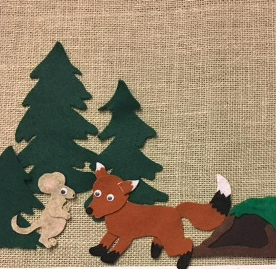 The Gruffalo Sample Set for Felt or Flannel Board Play