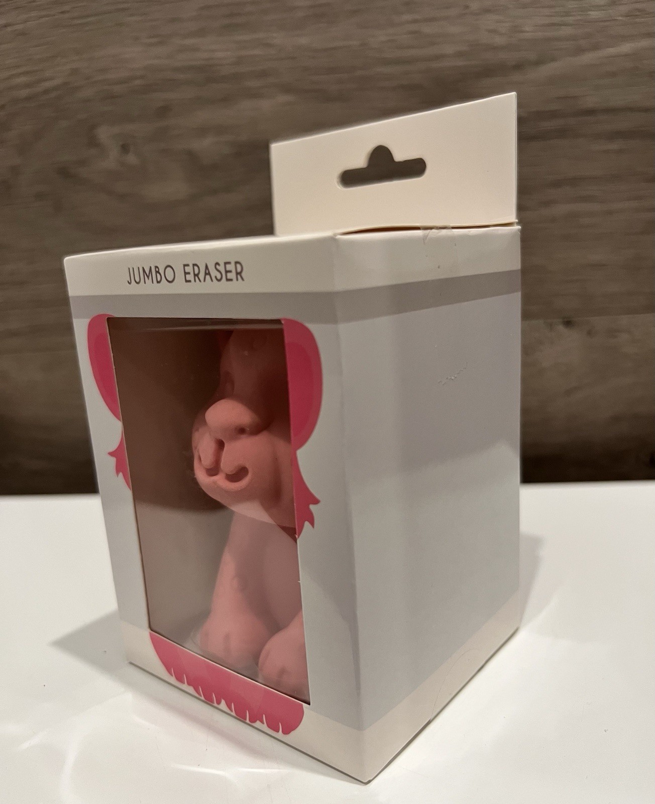 Jumbo Big Baby Leopard Pink Eraser Can Be Disassemble/Reassemble Eraser 4” Tall