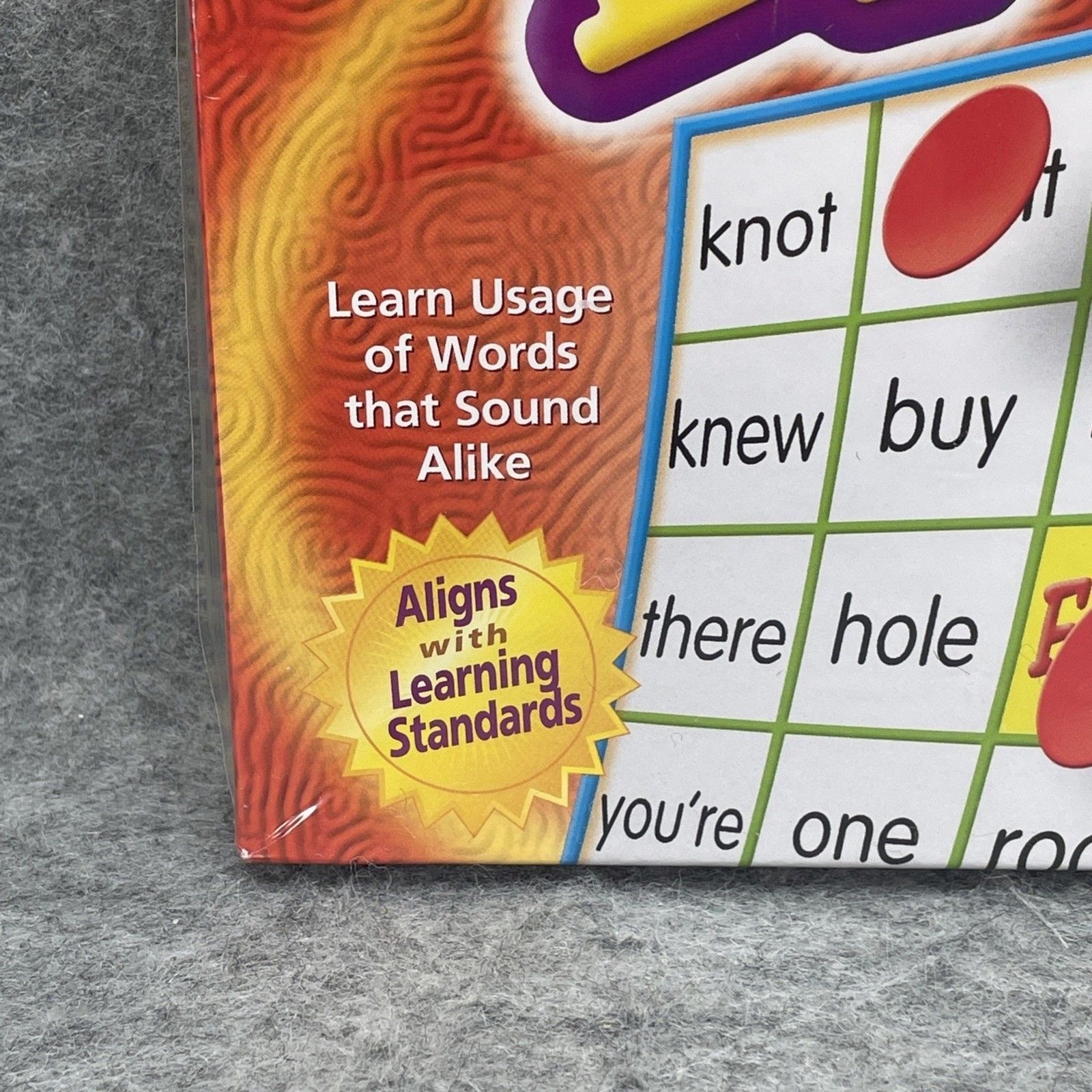 Lakeshore Bingo Homophones Ages 9 & Up NEW Sealed 3 to 36 Players